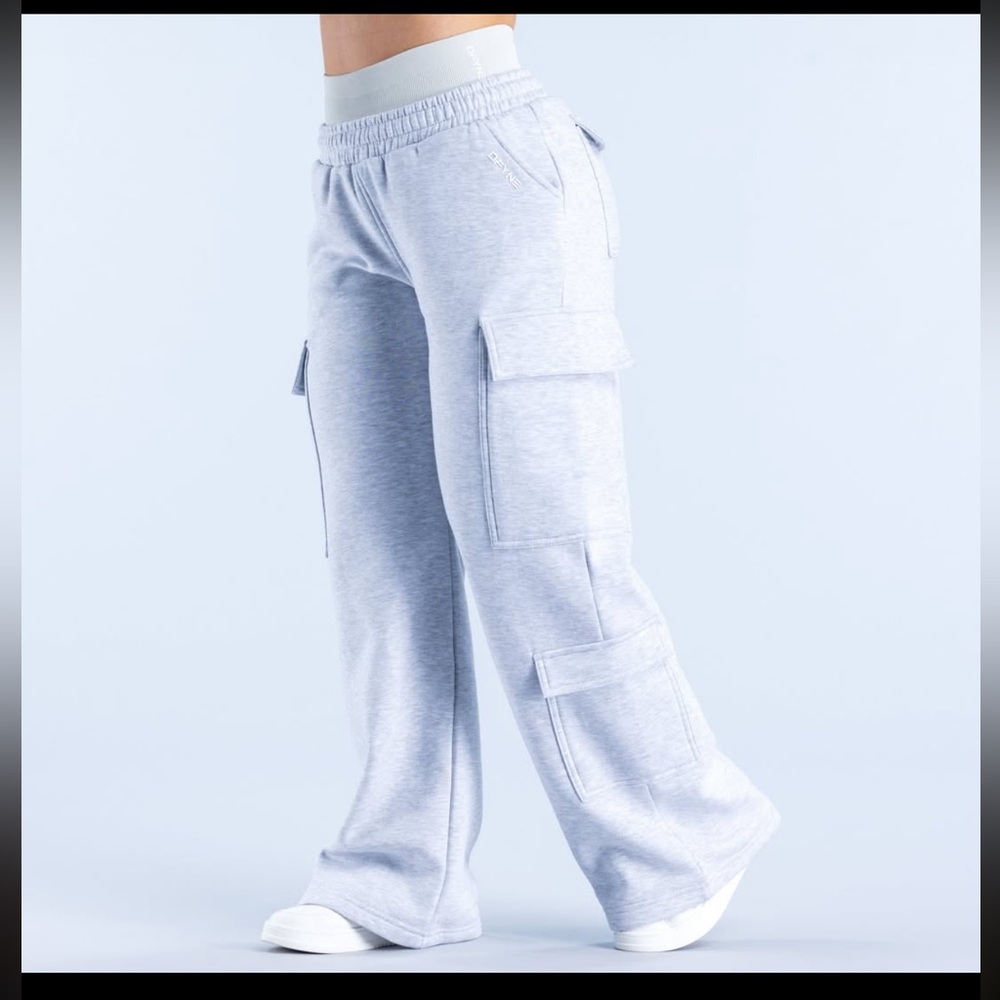 Stylish Light Gray Cargo Pants